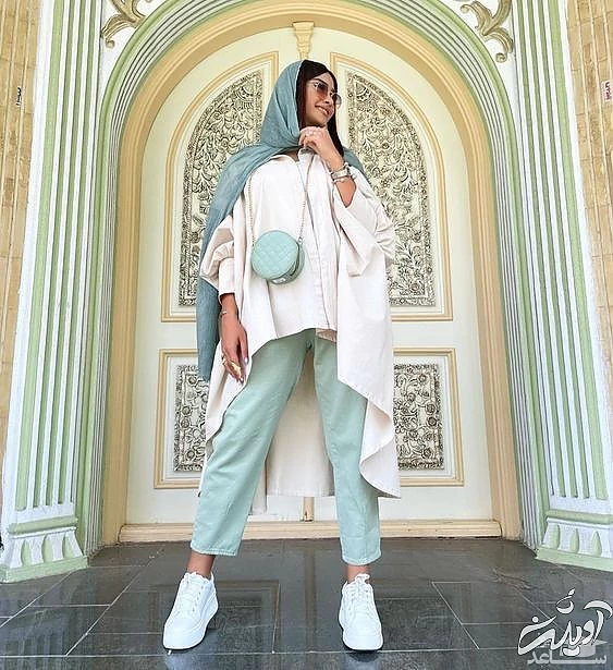 استایل با مانتو عبایی